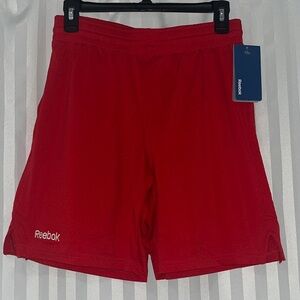 Reebok Youth XL Red Mesh Athletic Basketball Shorts